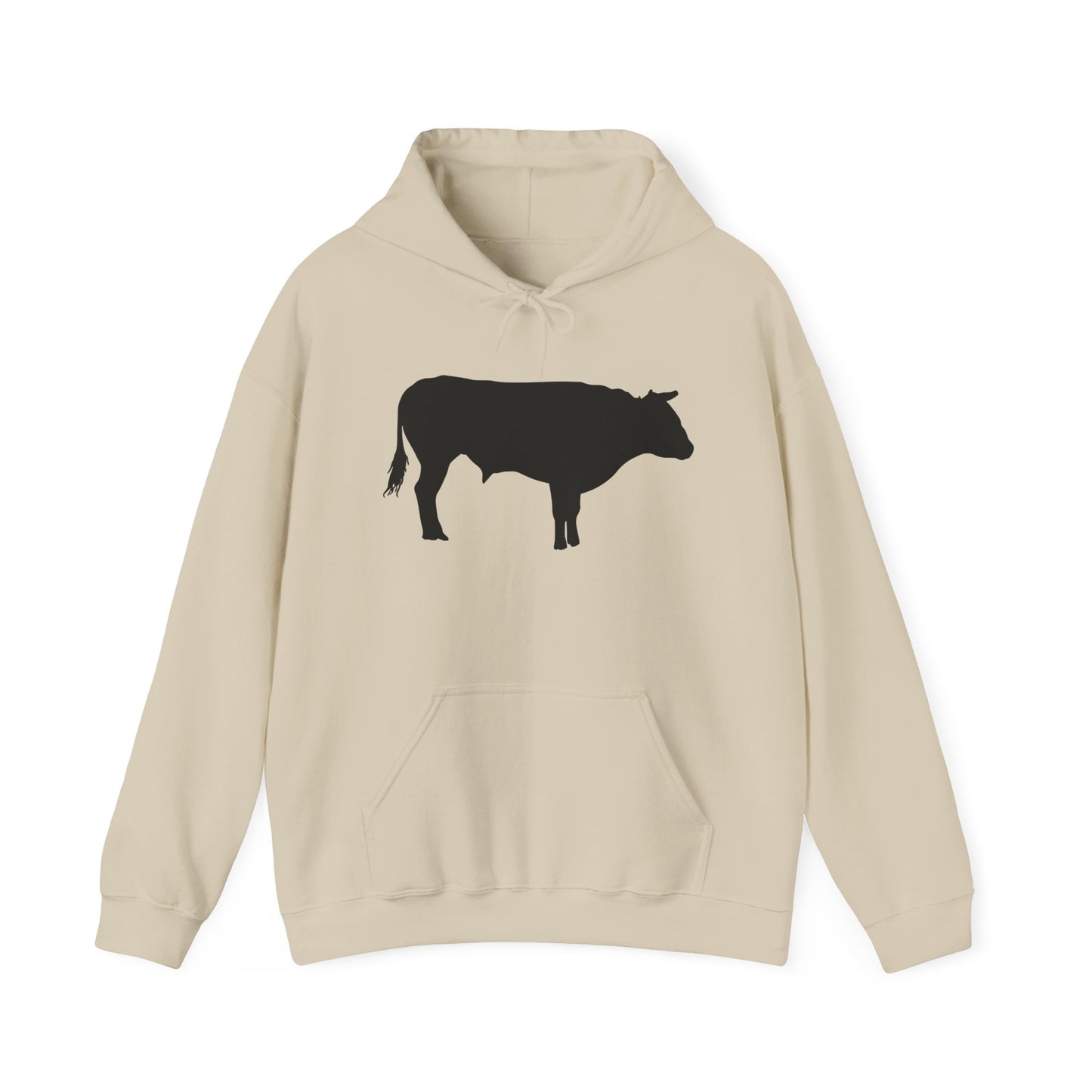 Unisex Hoodie - Bull - Silhouette