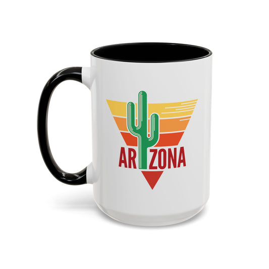 Accent Coffee Mug (11, 15oz) - Arizona - Red