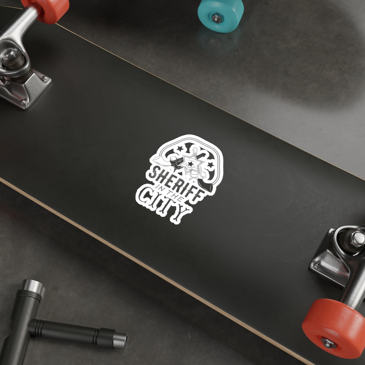 Die-cut stickers - Sheriff in the City