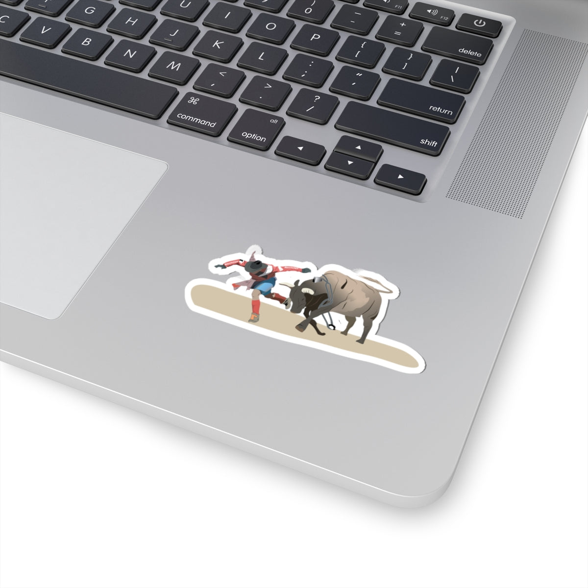 Kiss-Cut Stickers - Rodeo - Bull and Clown