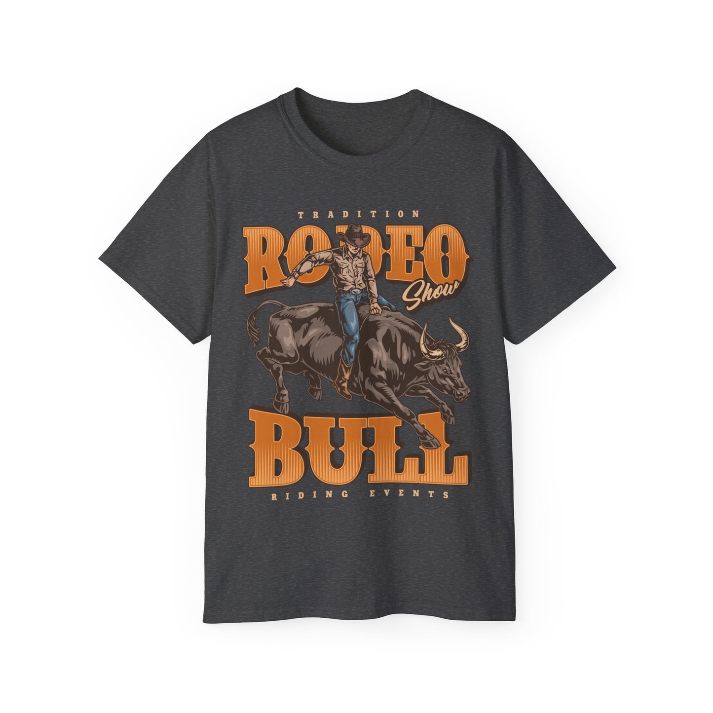 Unisex Ultra Cotton Tee - Tradition Rodeo Show - Bull Riding Events