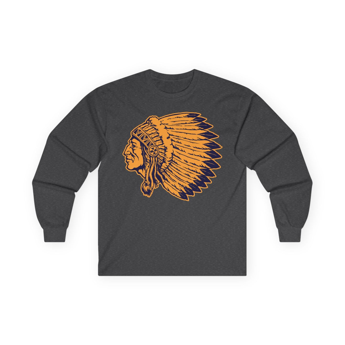 Unisex Ultra Cotton Long Sleeve Tee - Indian Chief