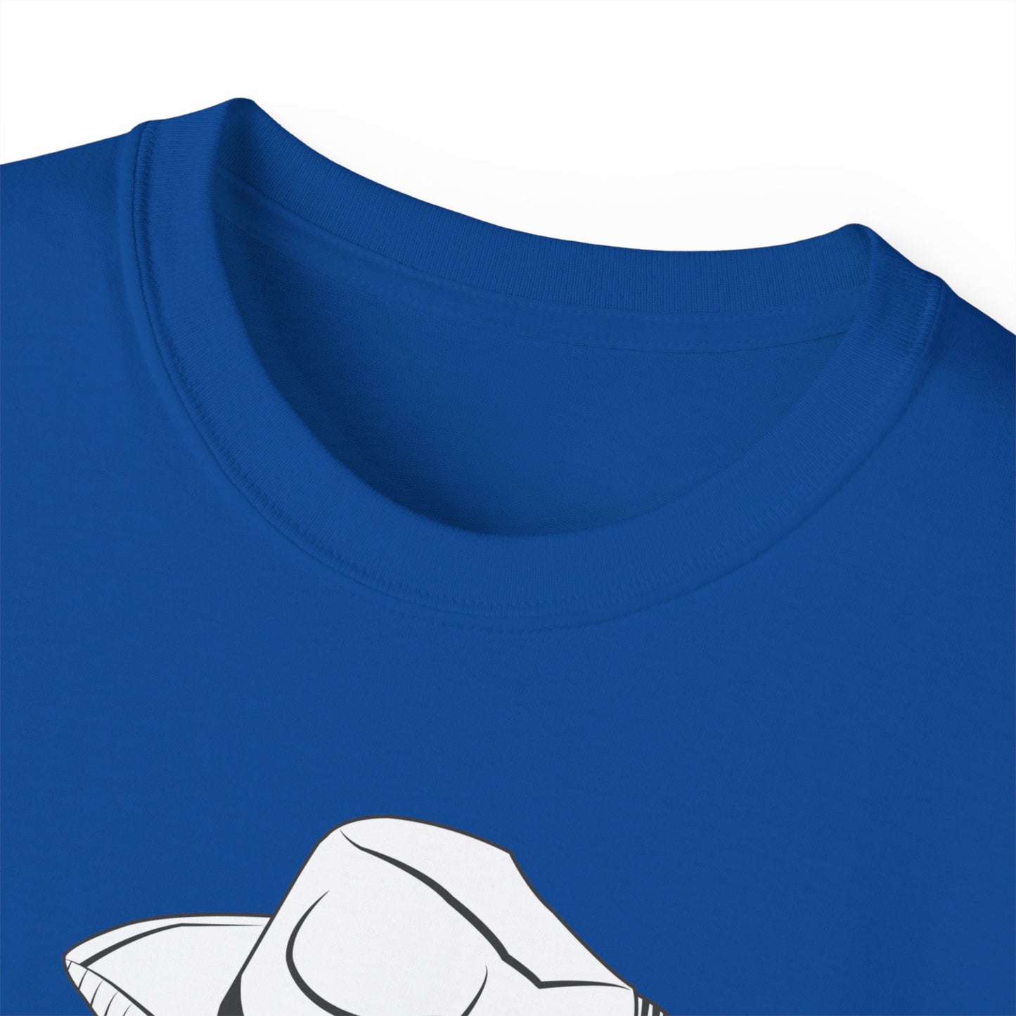 Unisex Ultra Cotton Tee - Vintage Cowboy w Rifles and Hat