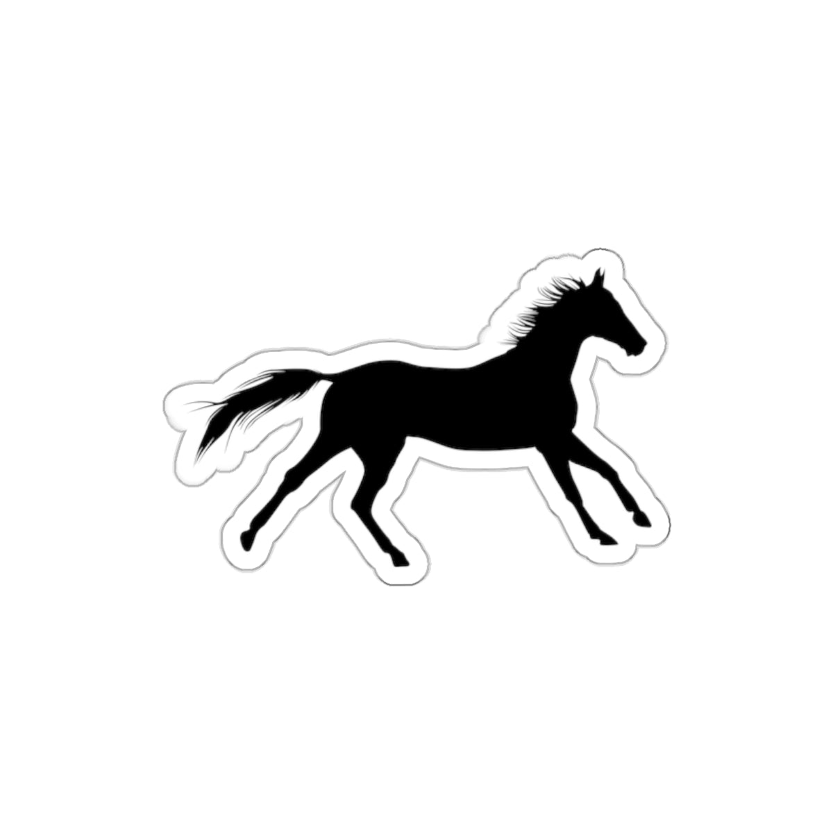 Die-cut stickers - Wild Horse - Running X 300