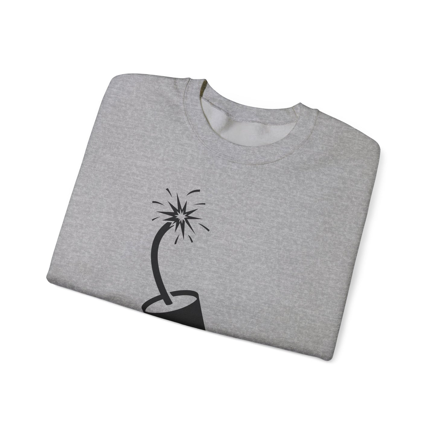 Crewneck Sweatshirt - Dynamite Stick w Burng Fuse X 300