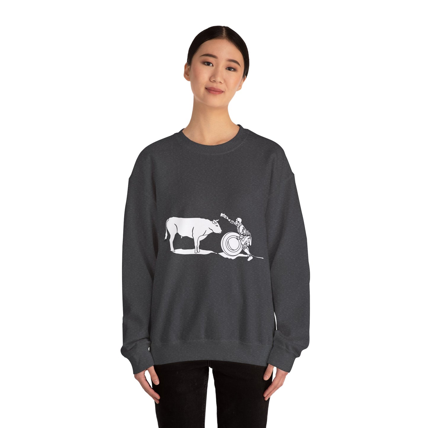 Crewneck Sweatshirt - Clown and Bull - LA