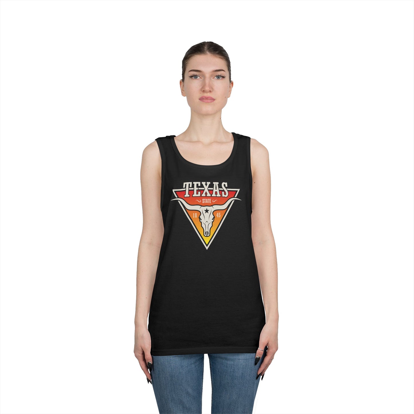 Unisex Heavy Cotton Tank Top - Texas State