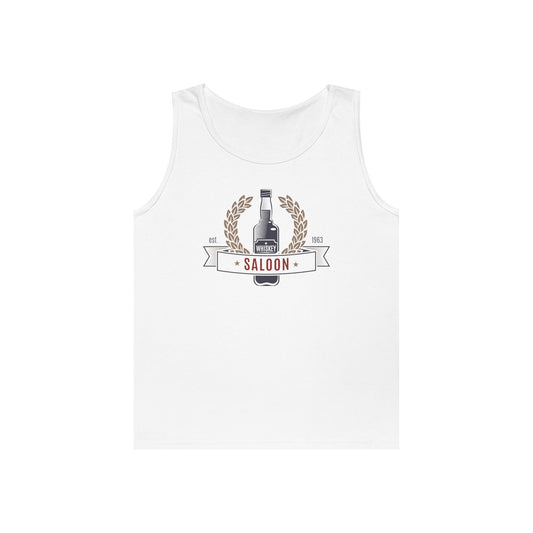 Unisex Heavy Cotton Tank Top - Saloon - Whiskey