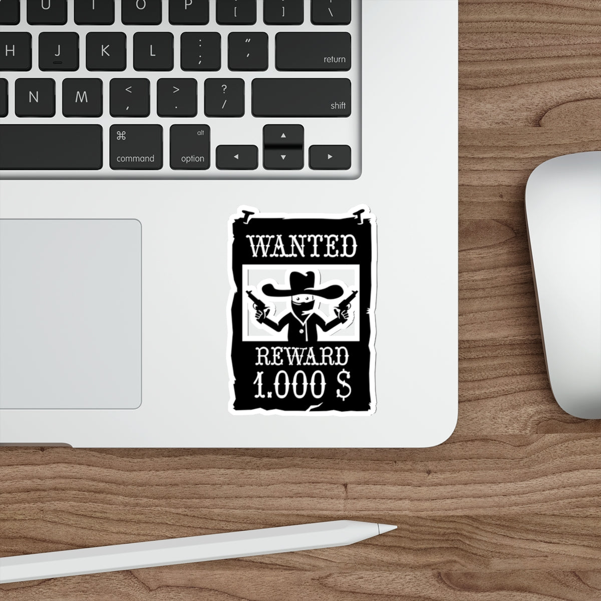 Die-cut stickers - Wanted Poster X 300