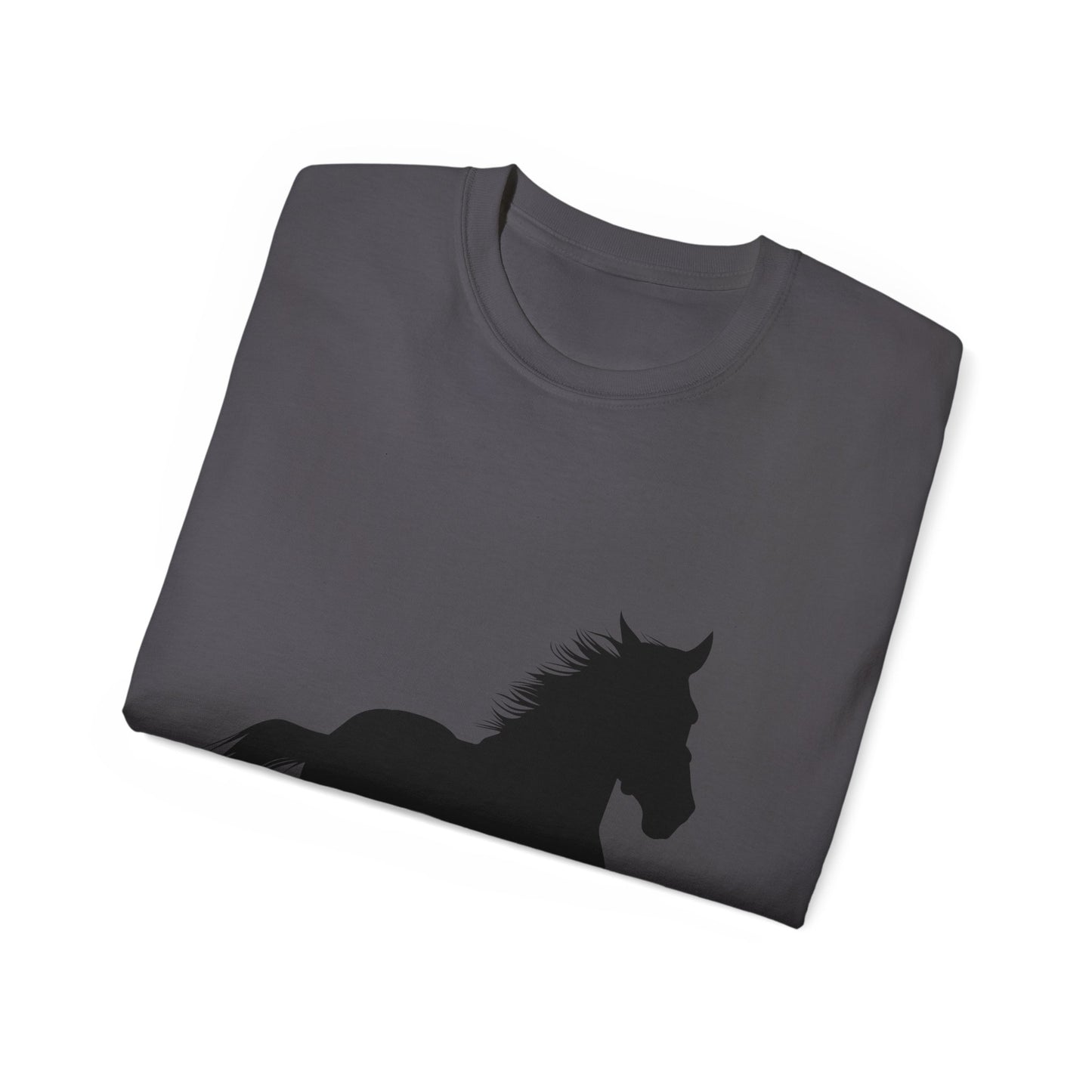 Unisex Ultra Cotton Tee - Wild Horse - Running Leaning Left X 300