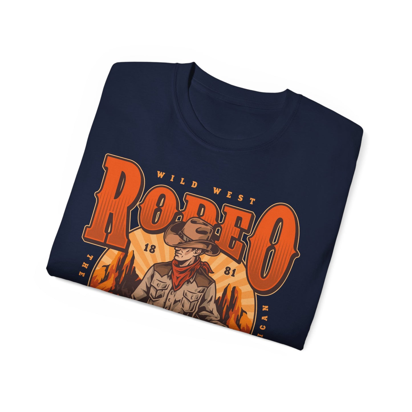 Unisex Ultra Cotton Tee - Wild West Rodeo - True American - The Wild West At Its Best