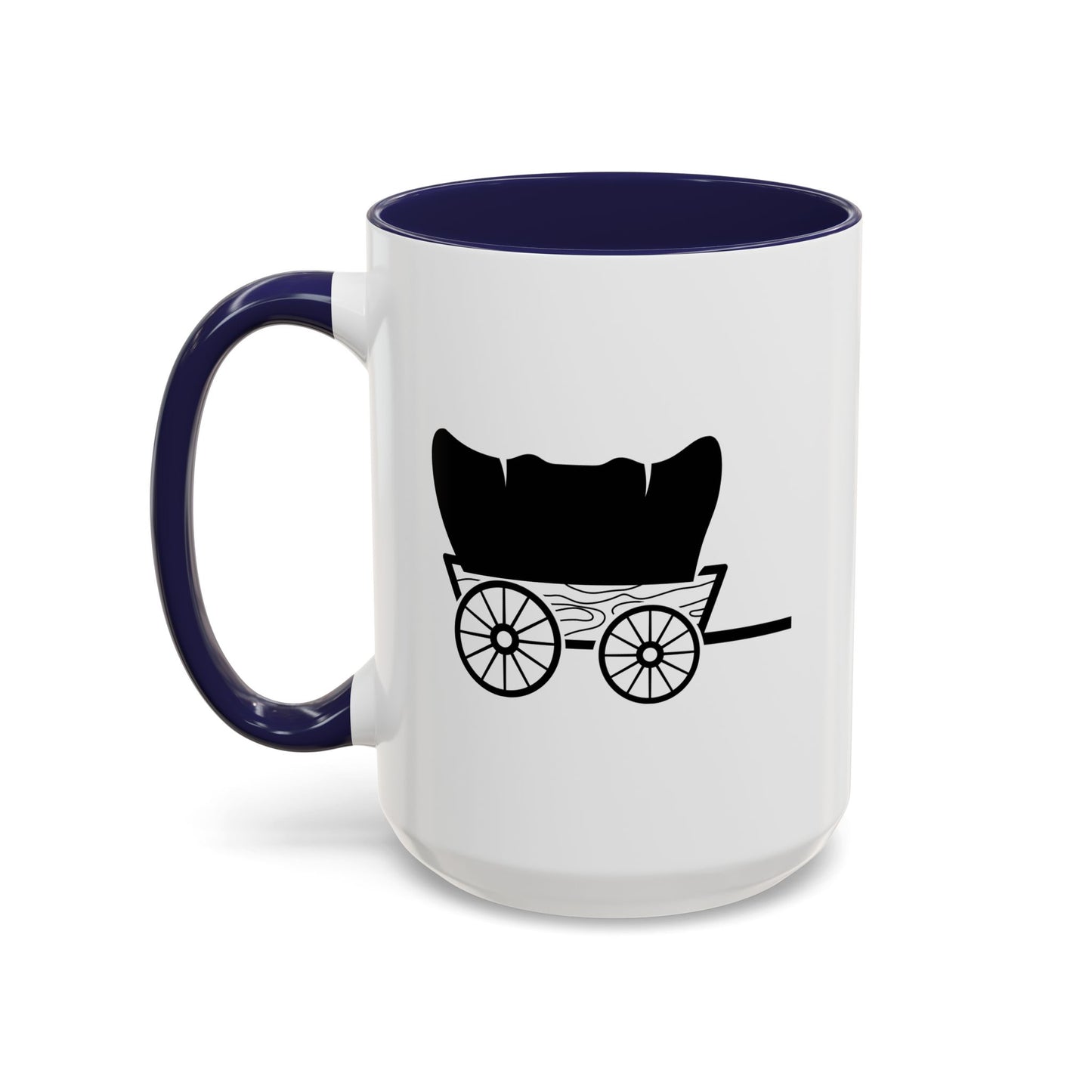 Accent Coffee Mug (11, 15oz) - Covered Wagon X 300