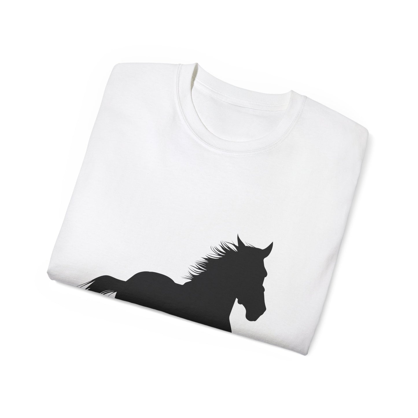 Unisex Ultra Cotton Tee - Wild Horse - Running Leaning Left X 300