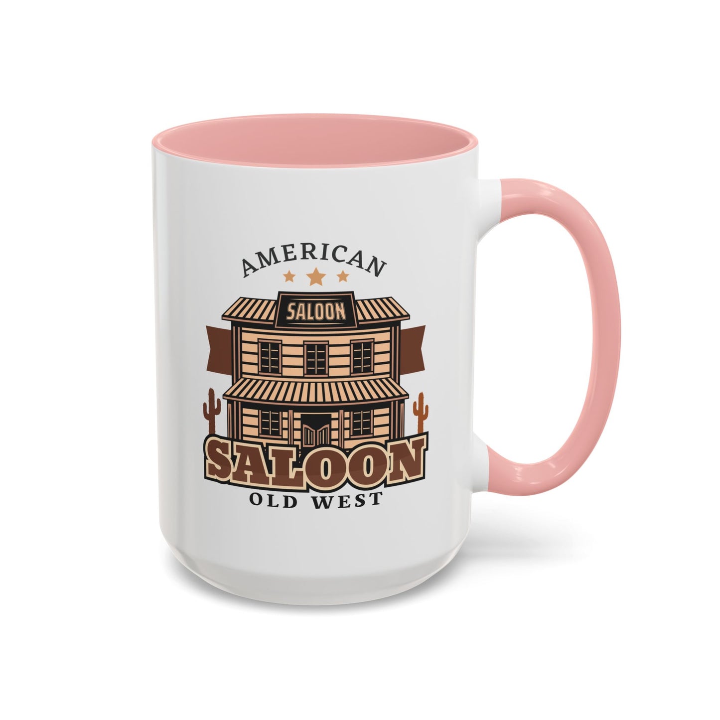 Accent Coffee Mug (11, 15oz) - American Cowboy - Saloon - Wild West