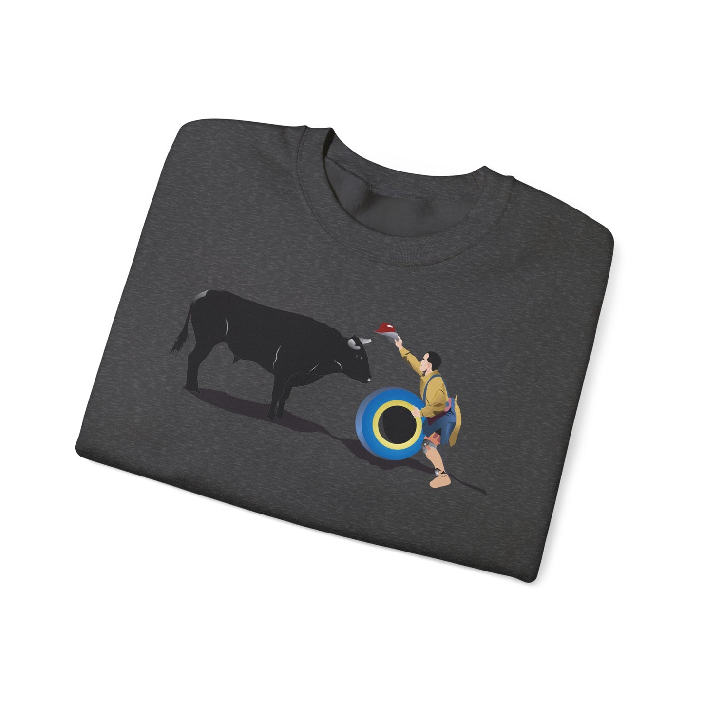 Crewneck Sweatshirt - Clown and Bull