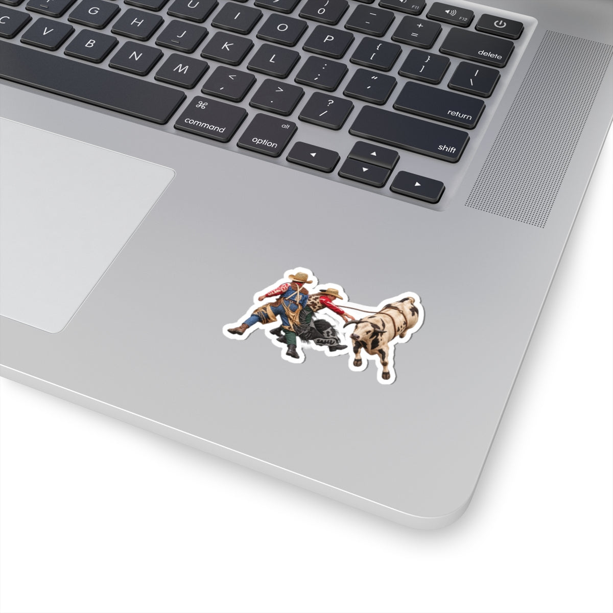 Kiss-Cut Stickers - Cowboys - Clowns and Bull - without Text - 3D Transparent
