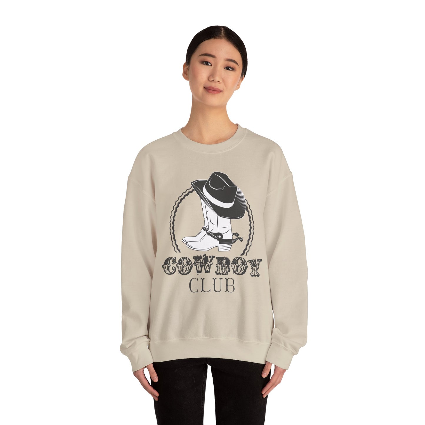 Crewneck Sweatshirt - Cowboy Club