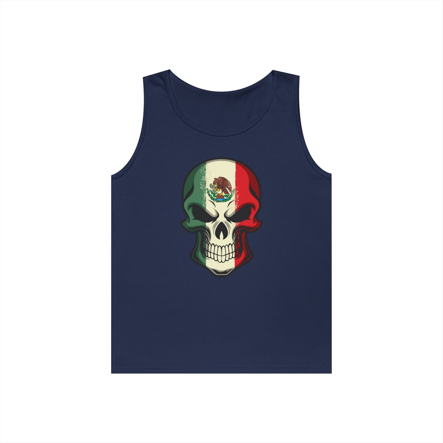 Unisex Heavy Cotton Tank Top - Mexican Skull