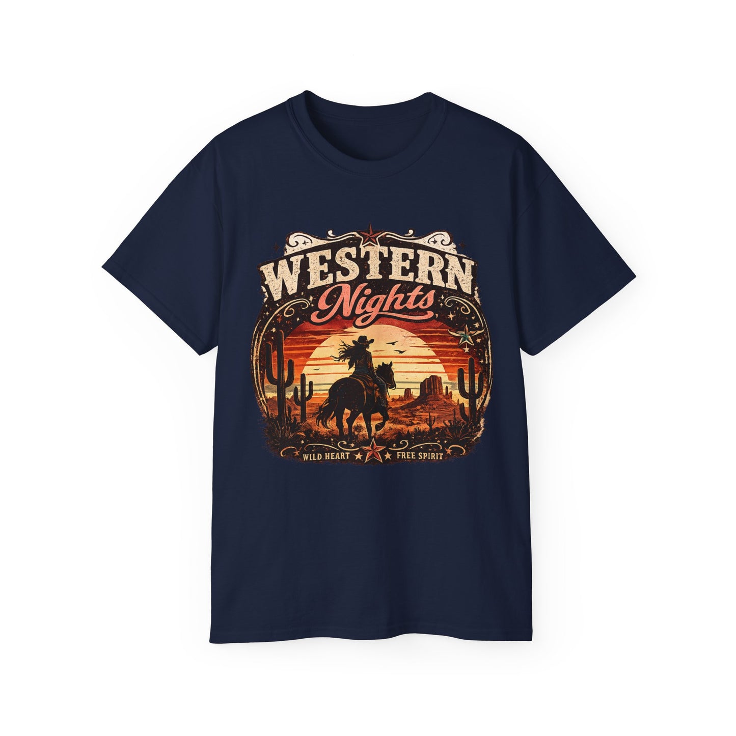 T-Shirt - Western nights and desert charm