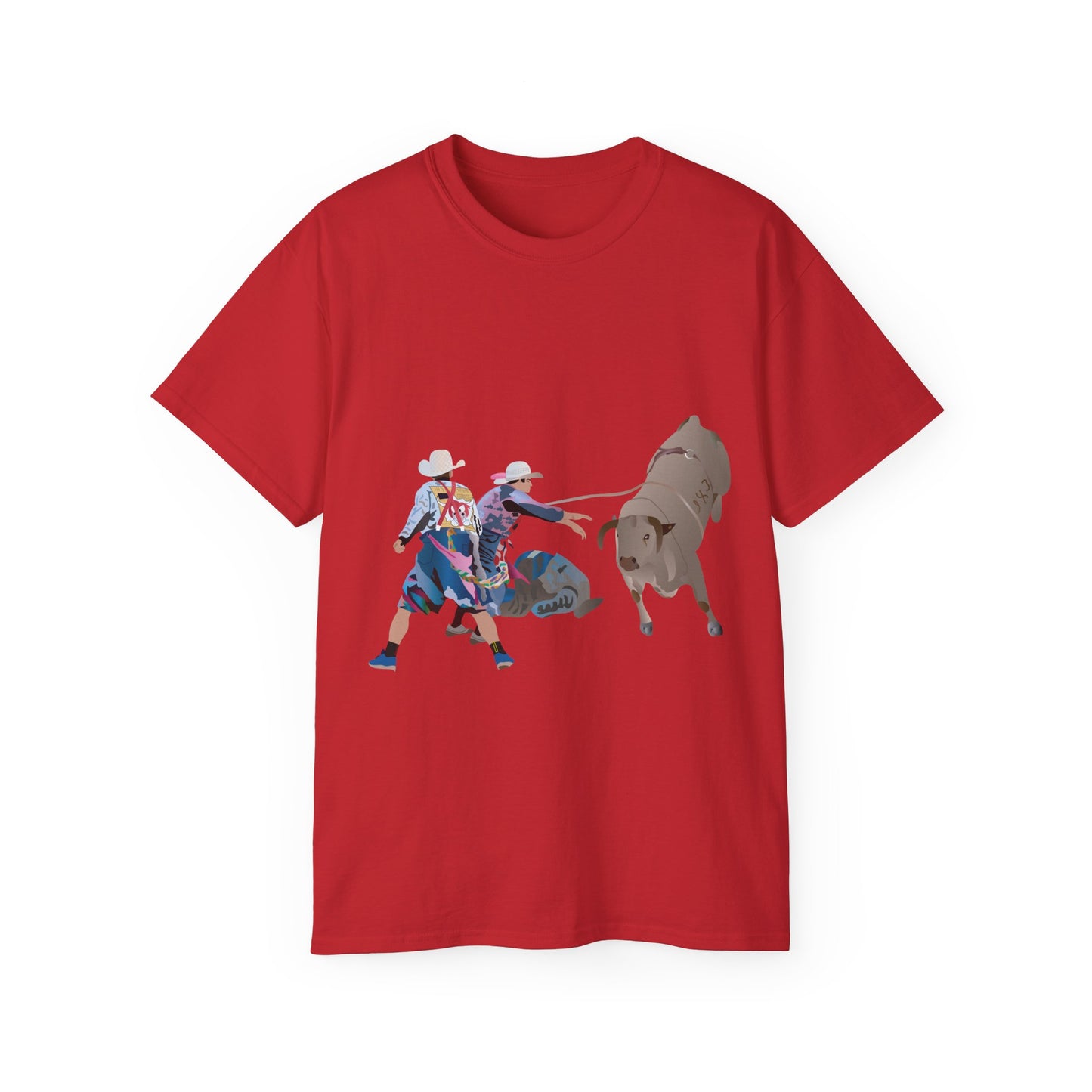 Unisex Ultra Cotton Tee - Clowns and Bull