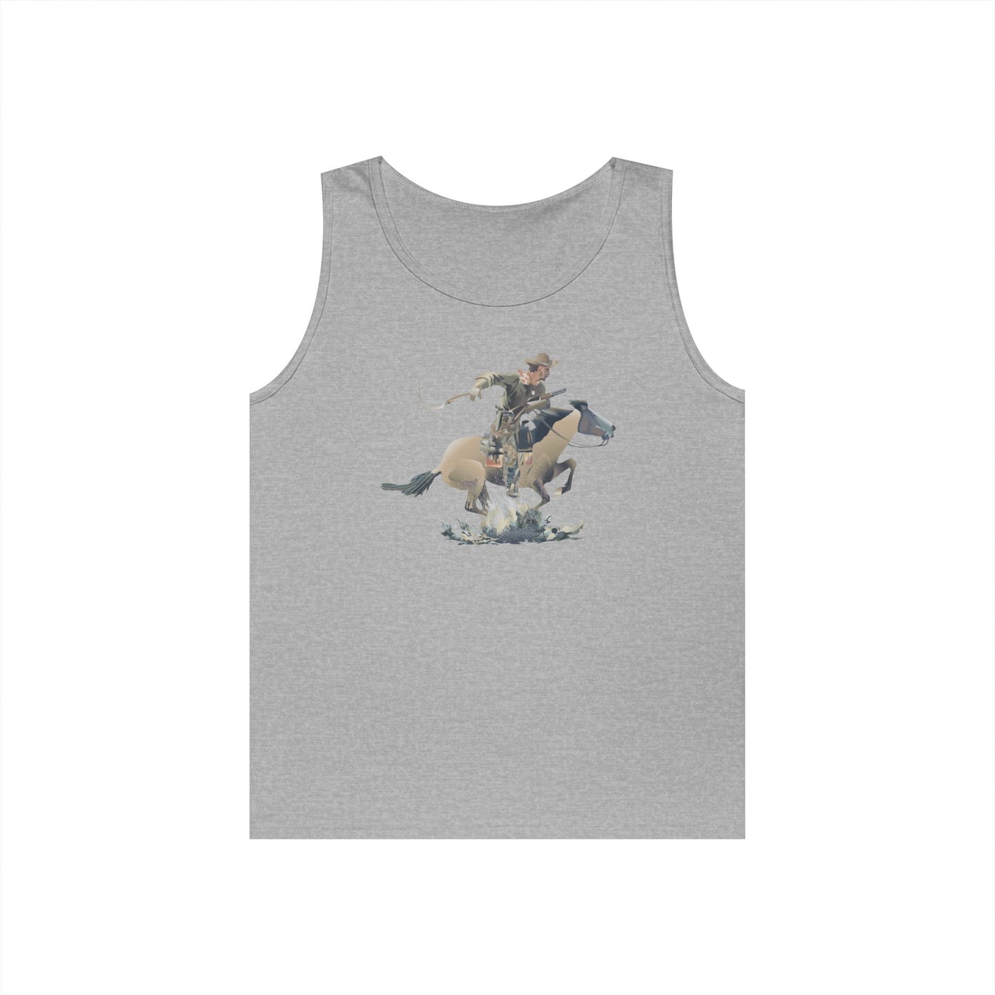 Unisex Heavy Cotton Tank Top - COWBOY