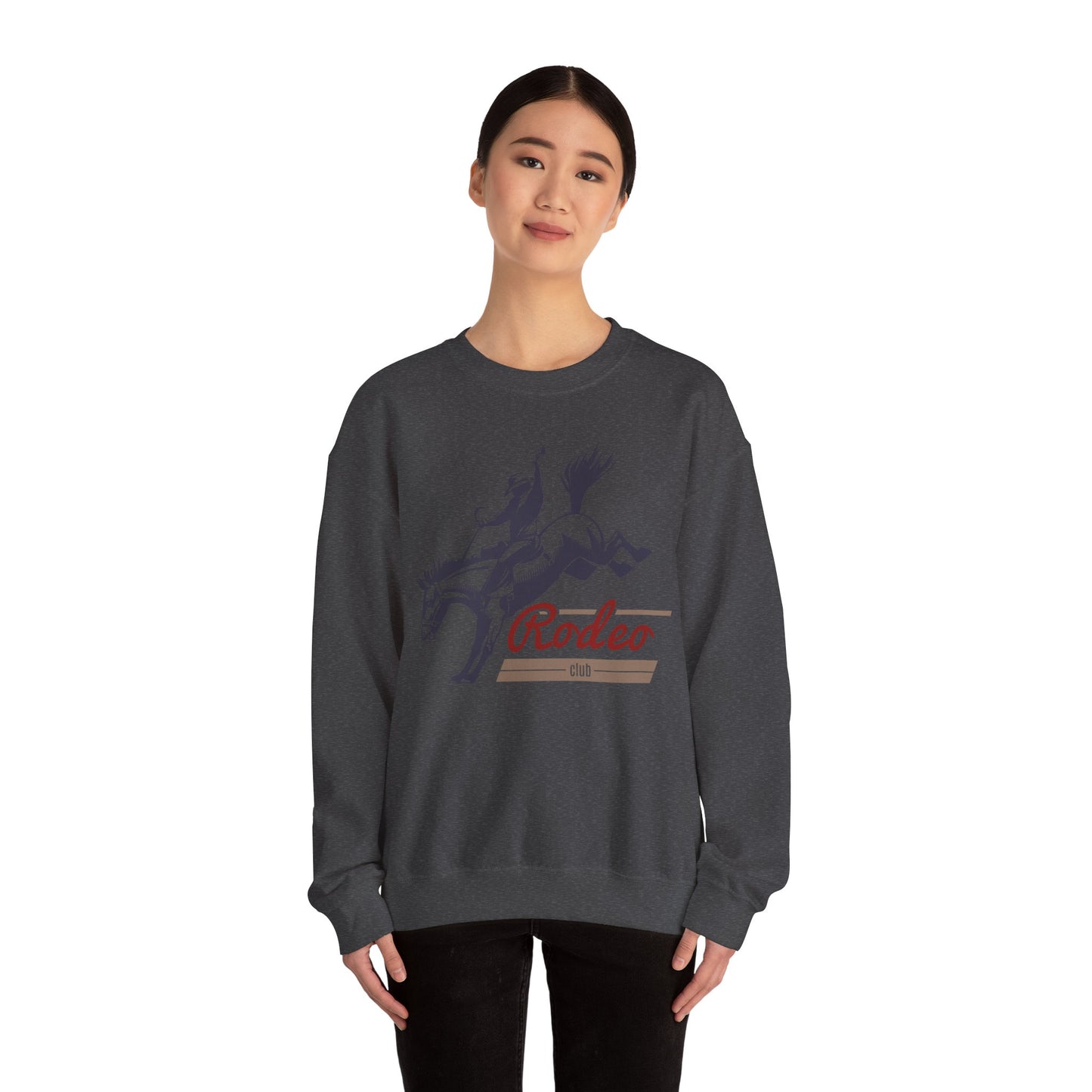 Crewneck Sweatshirt - Western Cowboy - Rodeo Club