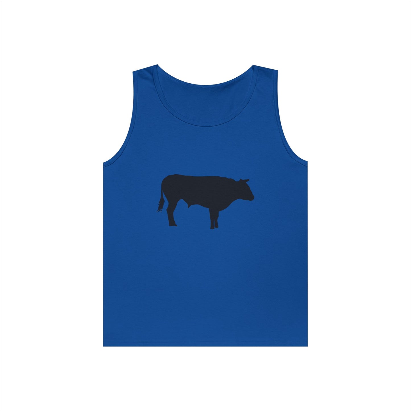 Unisex Heavy Cotton Tank Top - Bull - Silhouette