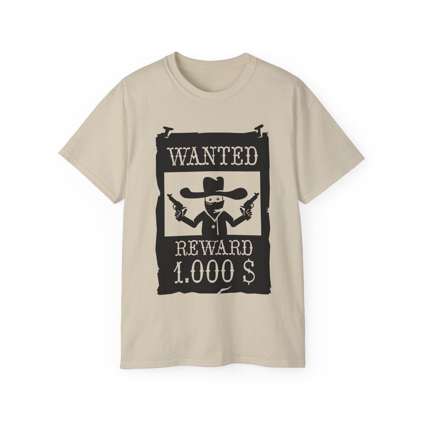 Unisex Ultra Cotton Tee - Wanted Poster X 300