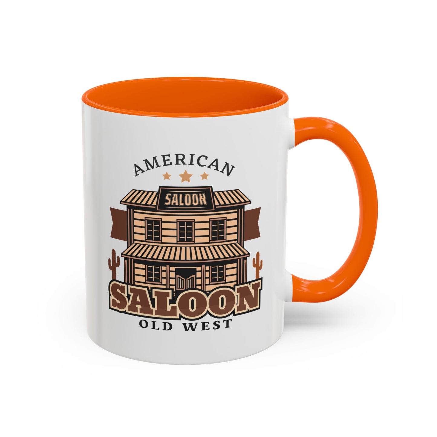 Accent Coffee Mug (11, 15oz) - American Cowboy - Saloon - Wild West