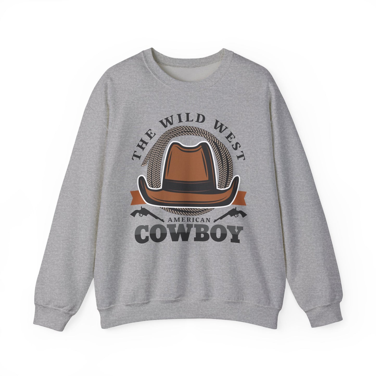 Crewneck Sweatshirt - The Wild West - American Cowboy