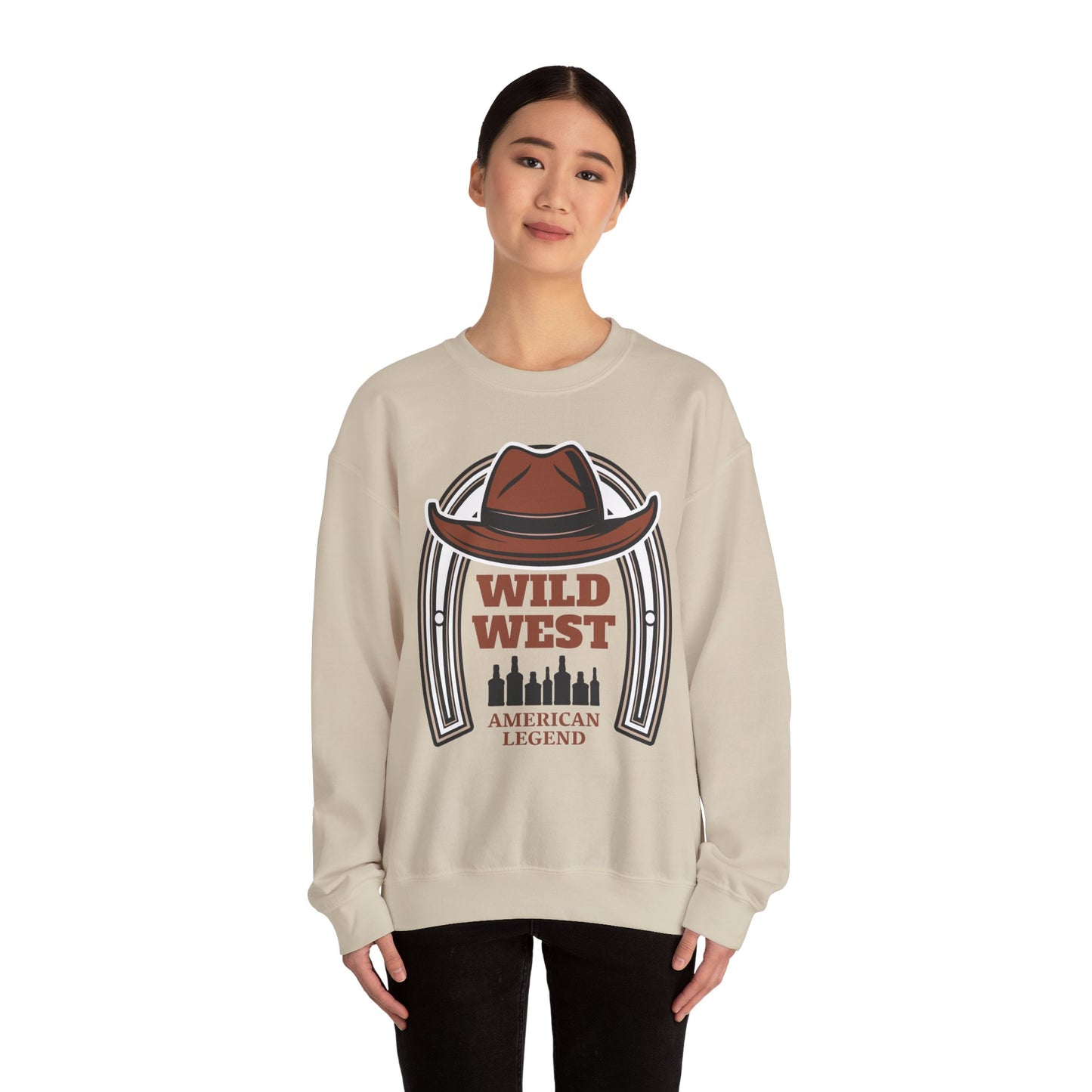 Crewneck Sweatshirt - Wild West - American Legend