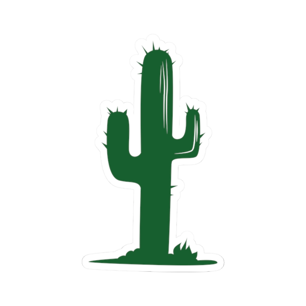 Kiss-Cut Stickers - Green Western Cactus X 300