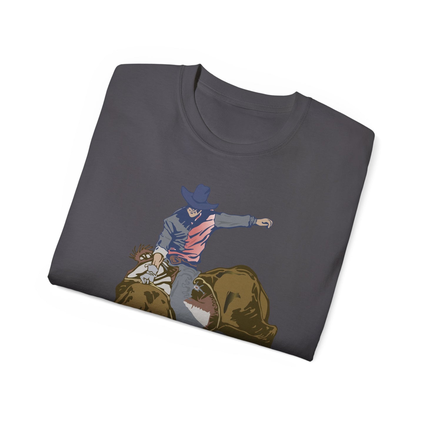 Unisex Ultra Cotton Tee - Cowboy - Rodeo