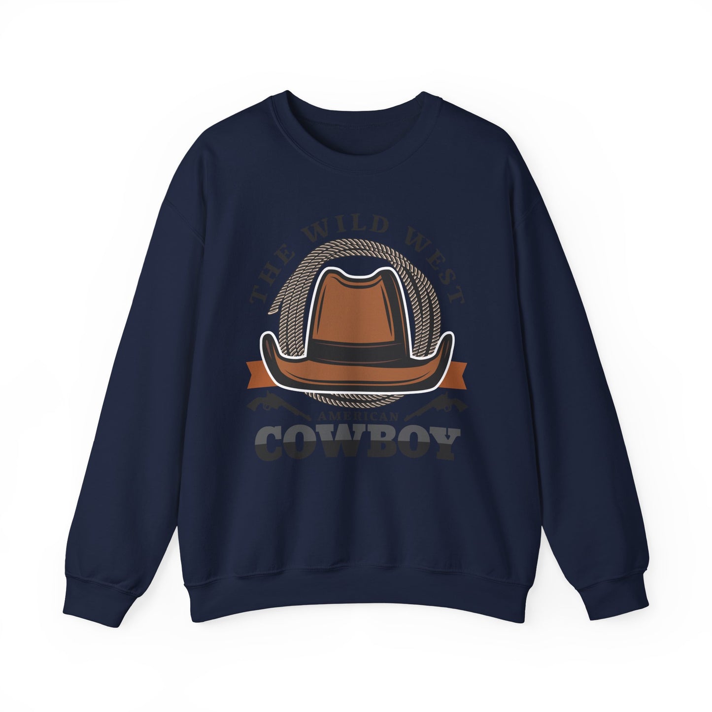 Crewneck Sweatshirt - The Wild West - American Cowboy