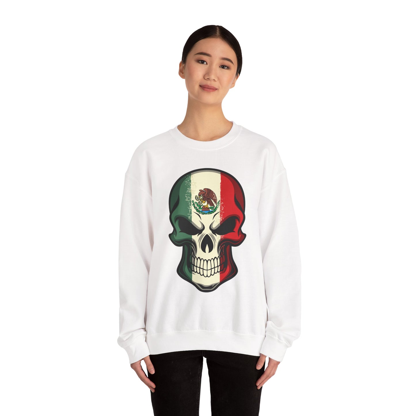 Crewneck Sweatshirt - Mexican Skull