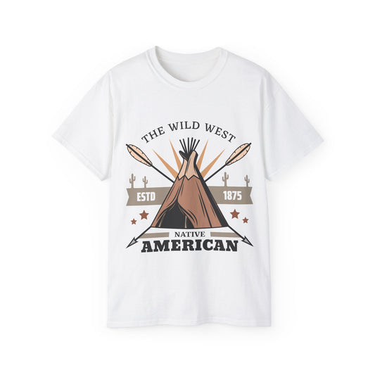 Unisex Ultra Cotton Tee - The Wild West - Native American