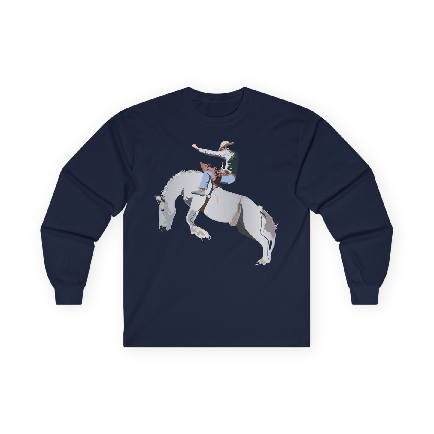 Unisex Ultra Cotton Long Sleeve Tee - Augusta - Rodeo