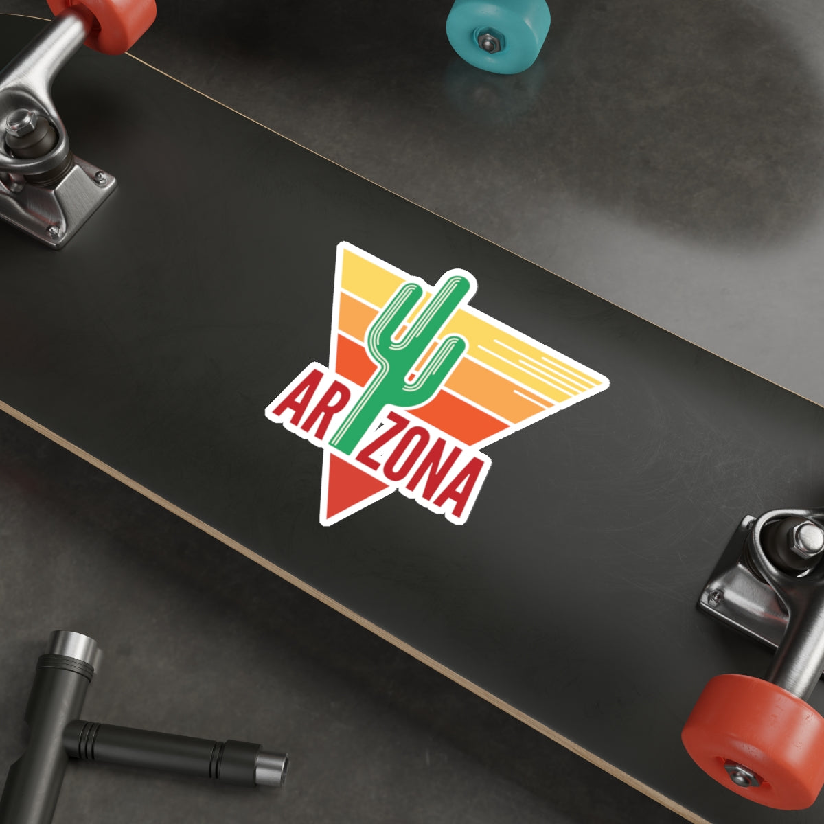 Die-cut stickers - Arizona - Red