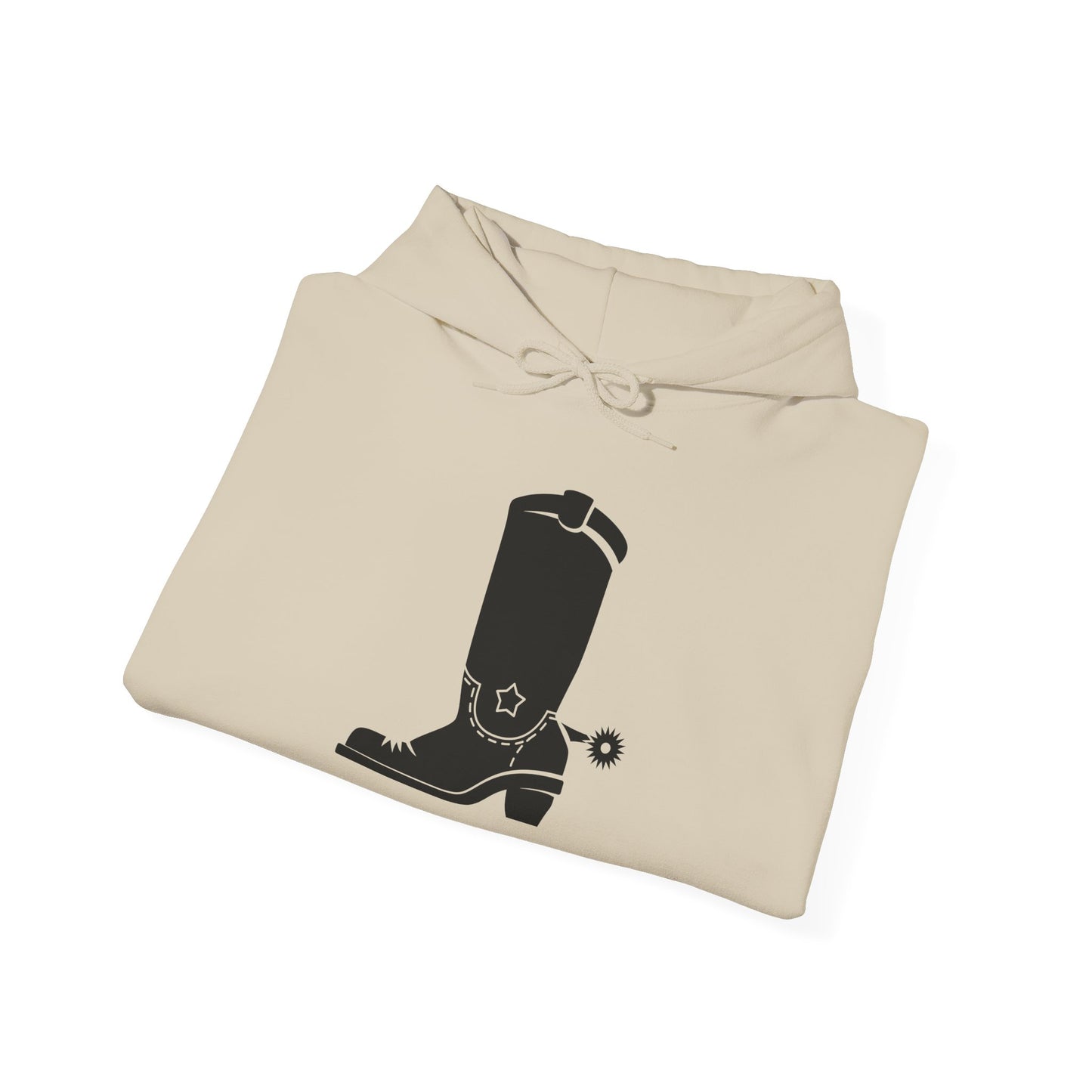 Unisex Hoodie - Western Boot with Spur X 300