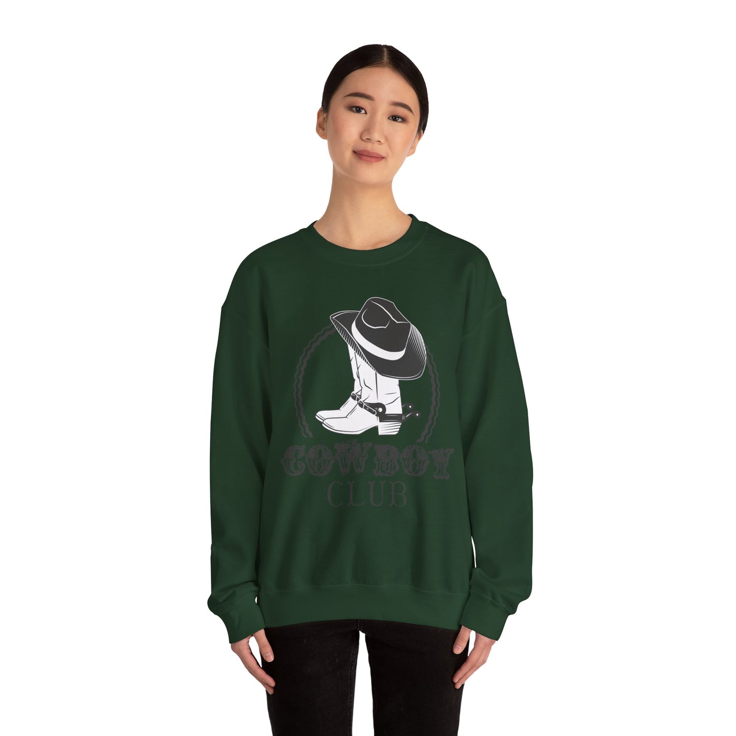 Crewneck Sweatshirt - Cowboy Club