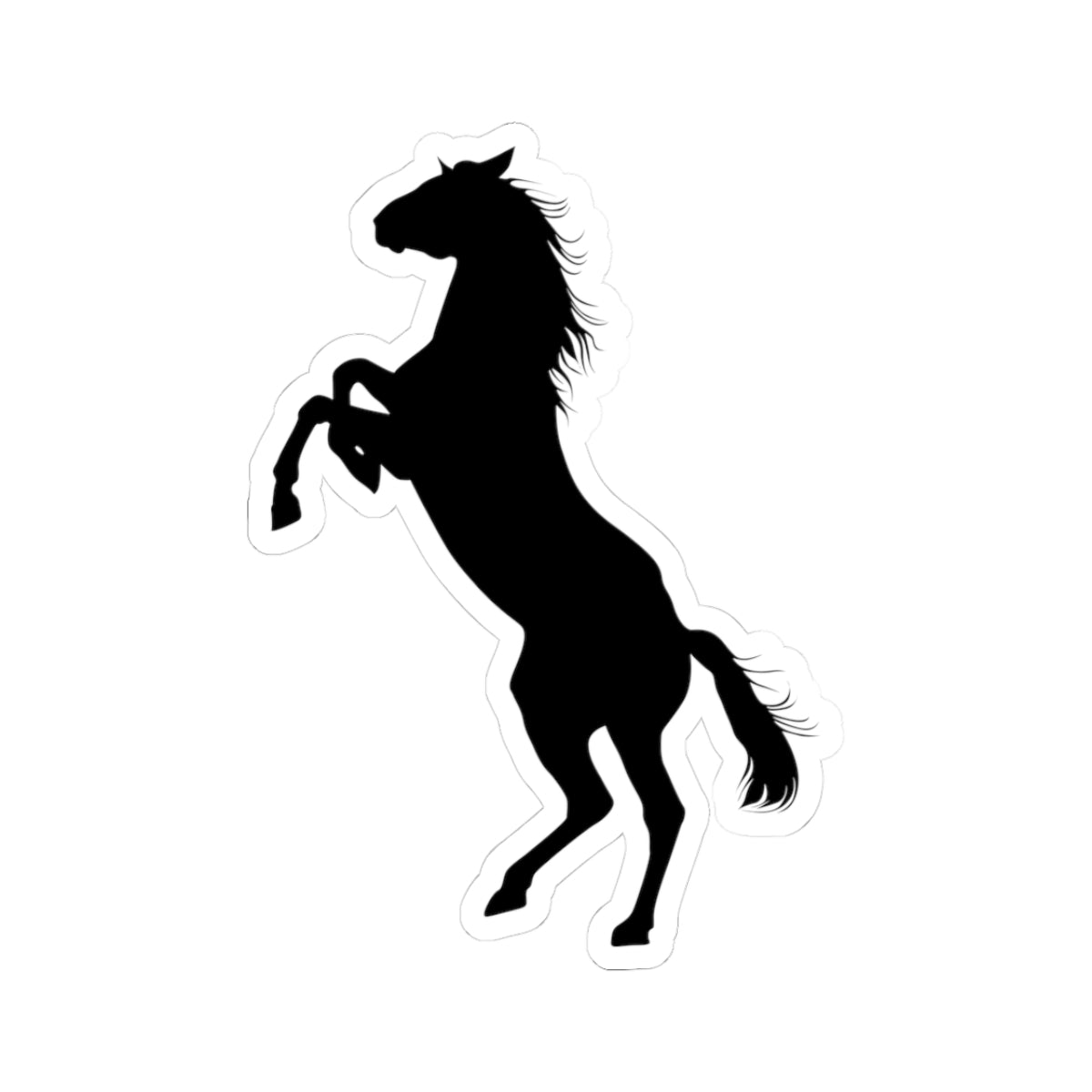 Kiss-Cut Stickers - Wild Horse - Standing 2 Feet X 300