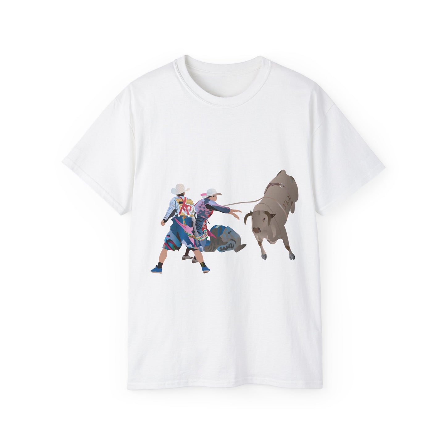 Unisex Ultra Cotton Tee - Clowns and Bull