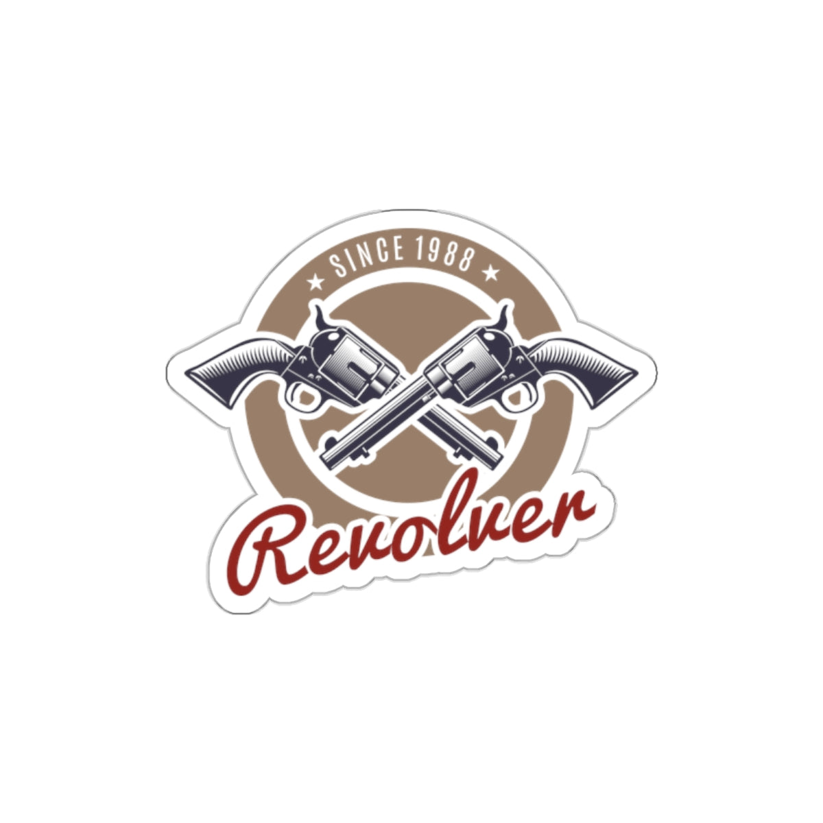 Die-cut stickers - Revolver