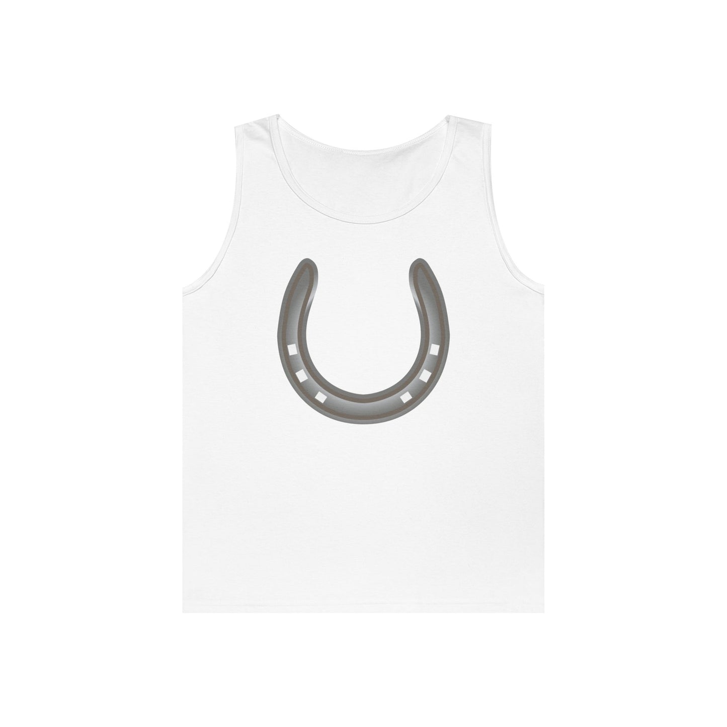 Unisex Heavy Cotton Tank Top - Rodeo - Horseshoe