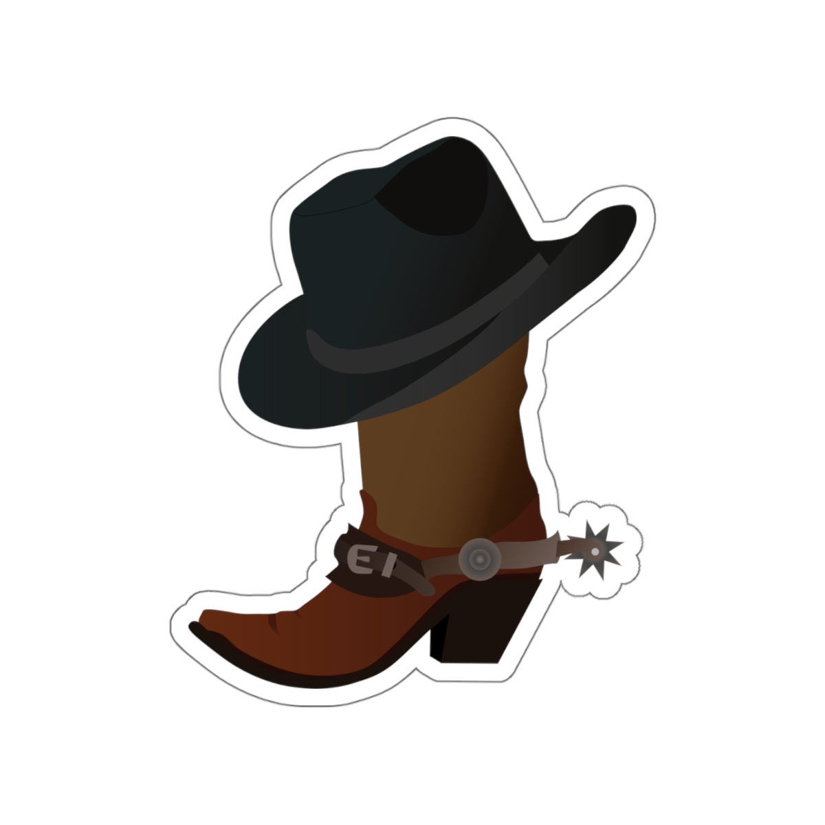 Die-cut stickers - Rodeo - Boots and Hat and Spurs