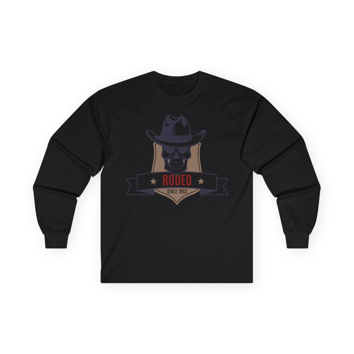 Unisex Ultra Cotton Long Sleeve Tee - Rodeo - Western Cowboy