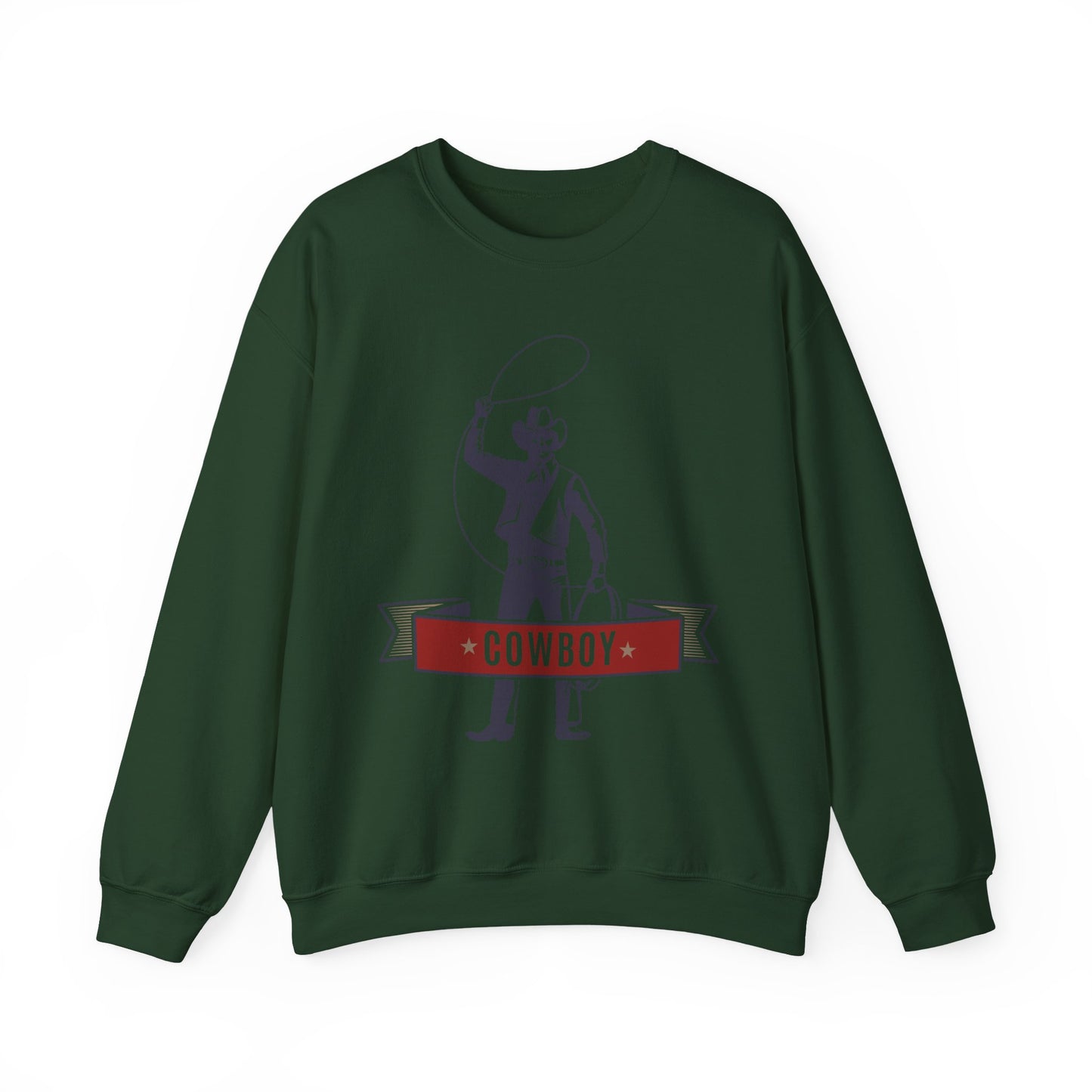 Crewneck Sweatshirt - Cowboy - The Wild West