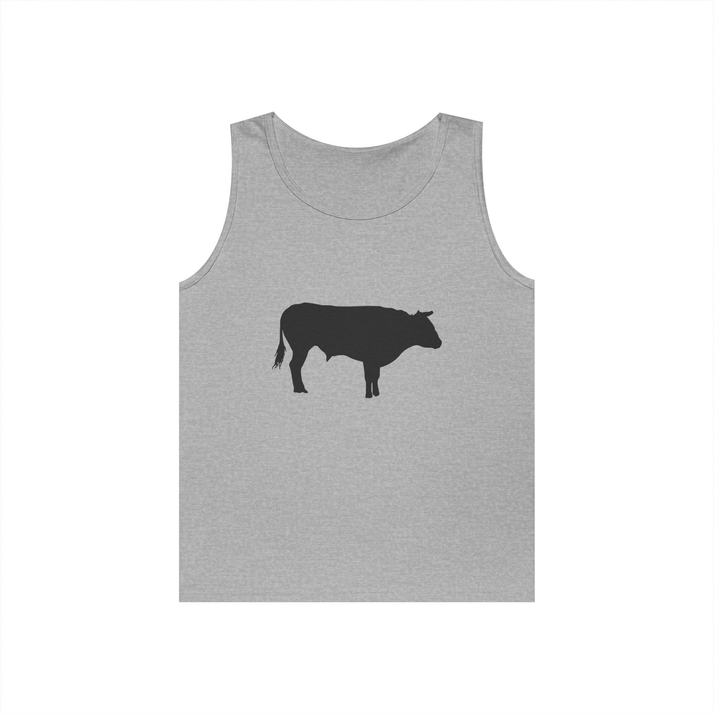 Unisex Heavy Cotton Tank Top - Bull - Silhouette