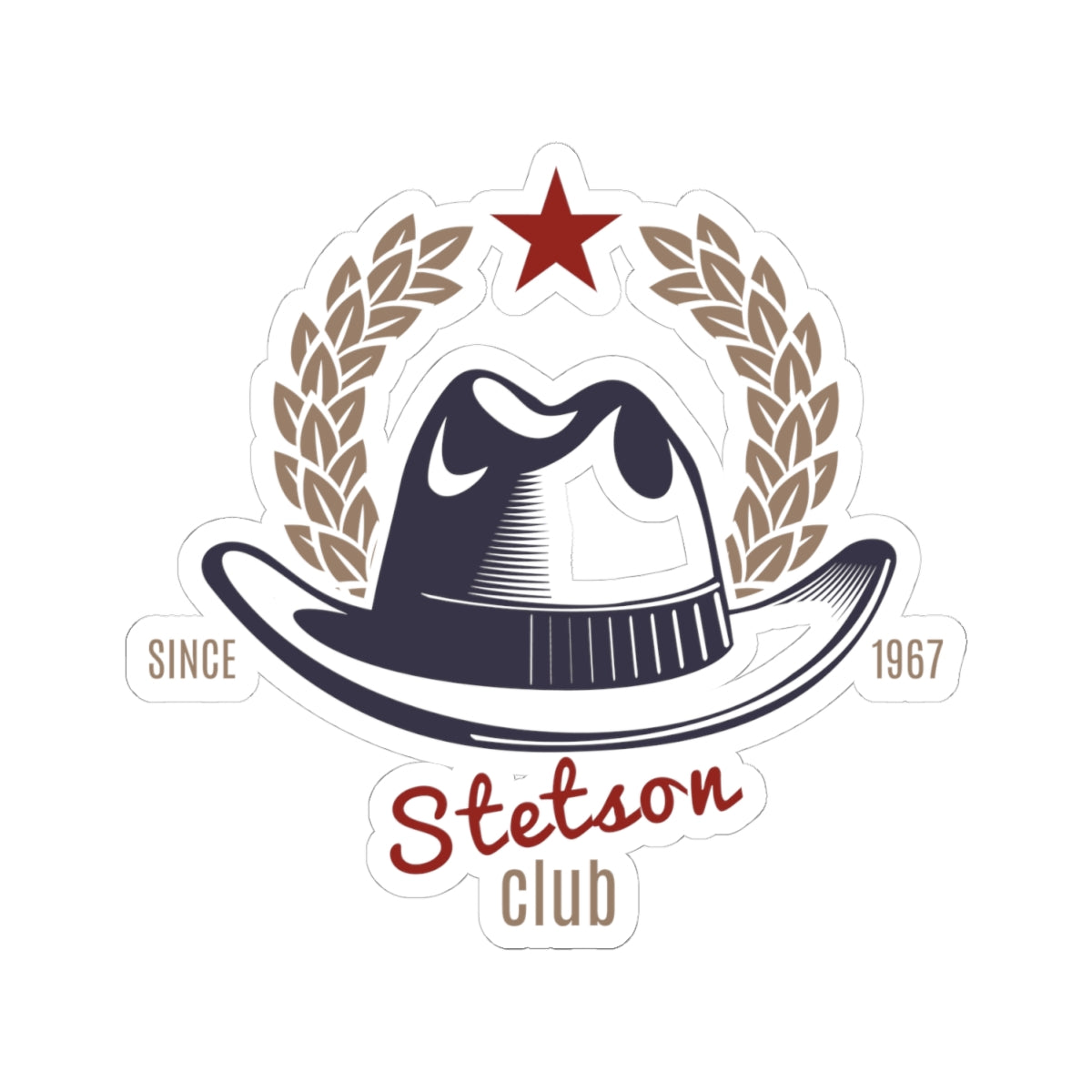 Kiss-Cut Stickers - Stetson Club