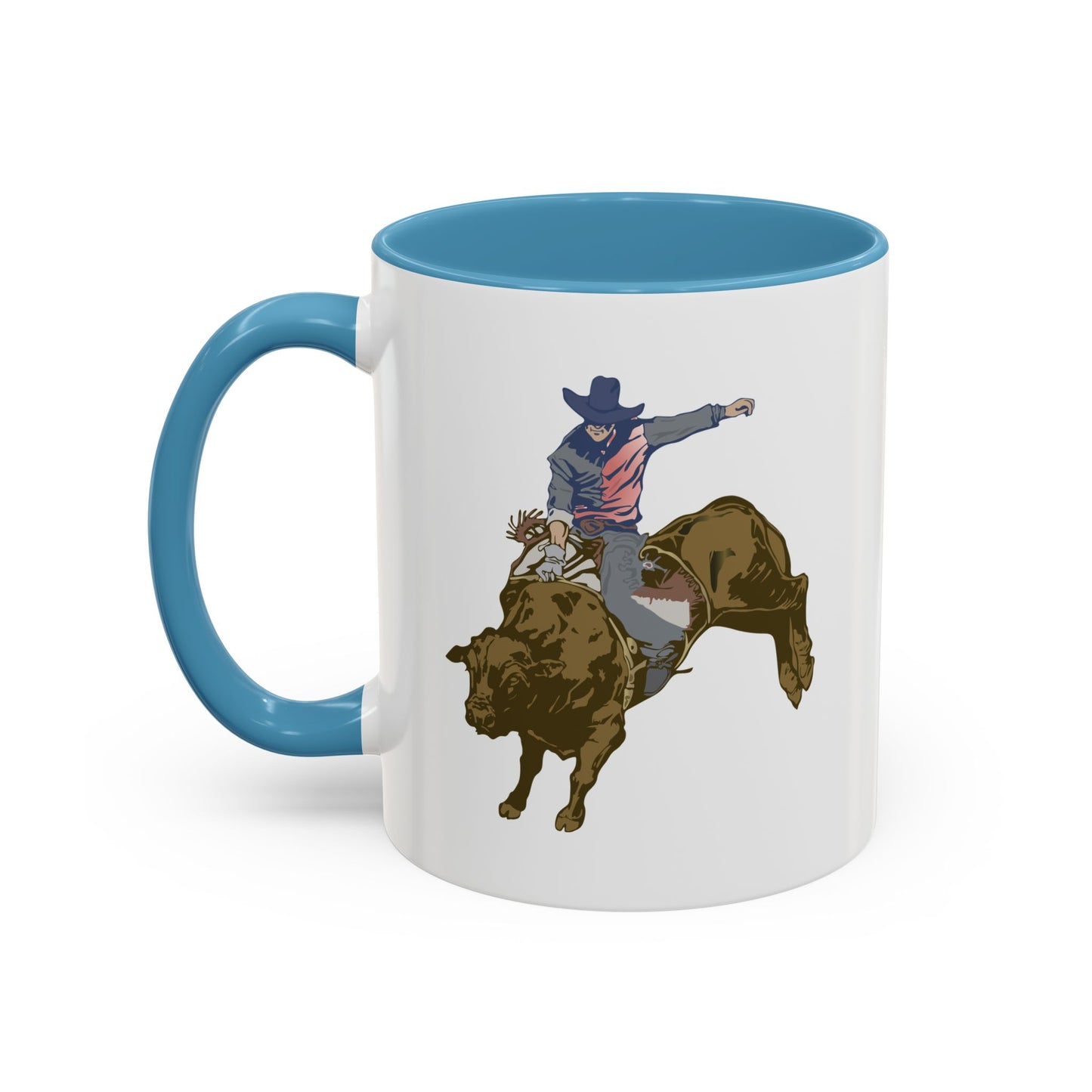 Accent Coffee Mug (11, 15oz) - Cowboy - Rodeo